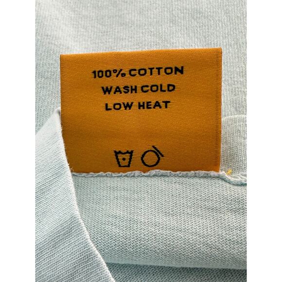 Gallery Dept Light Blue & Navy Art Dept T-Shirt - Picture 5 of 5